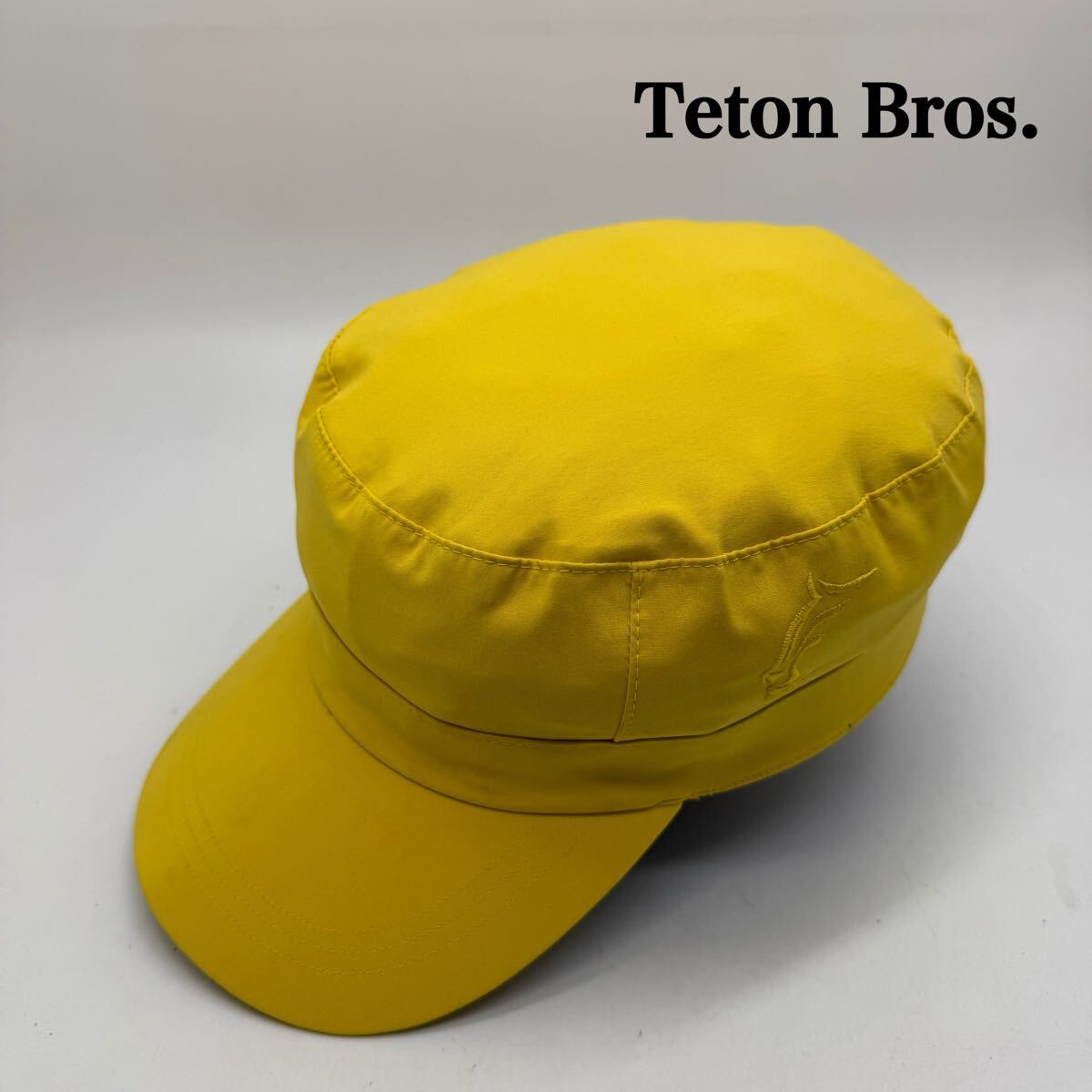 TETON BROS. poly shell work cap yellow ティートンブロス ポリエステル シェル ワークキャップ 帽子 アウトドア 登山 スポーツ