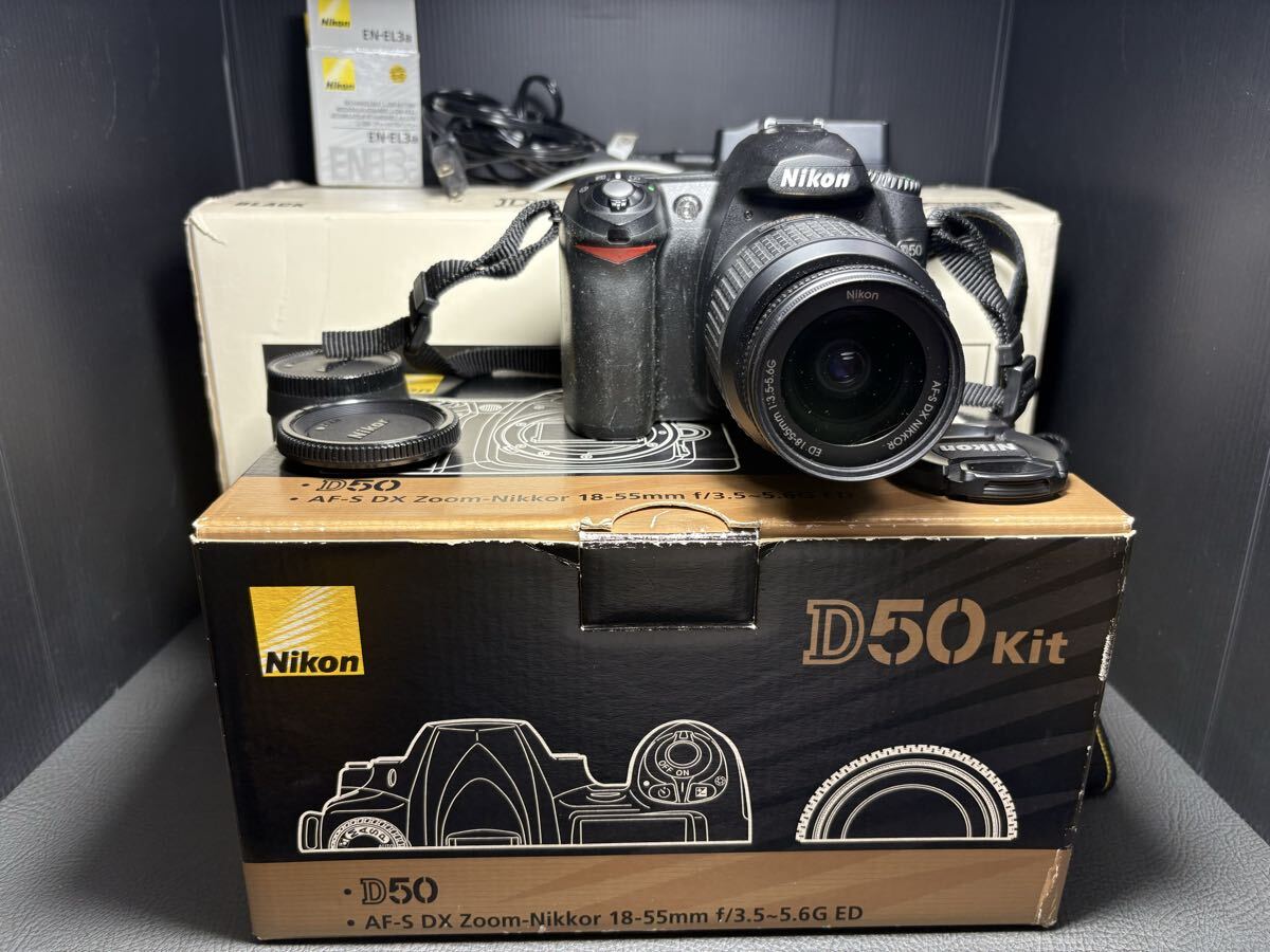 (1000スタートNikon D50 ニコン デジタル一眼レフカ レンズ AF-S DX ED 18-55mm 
