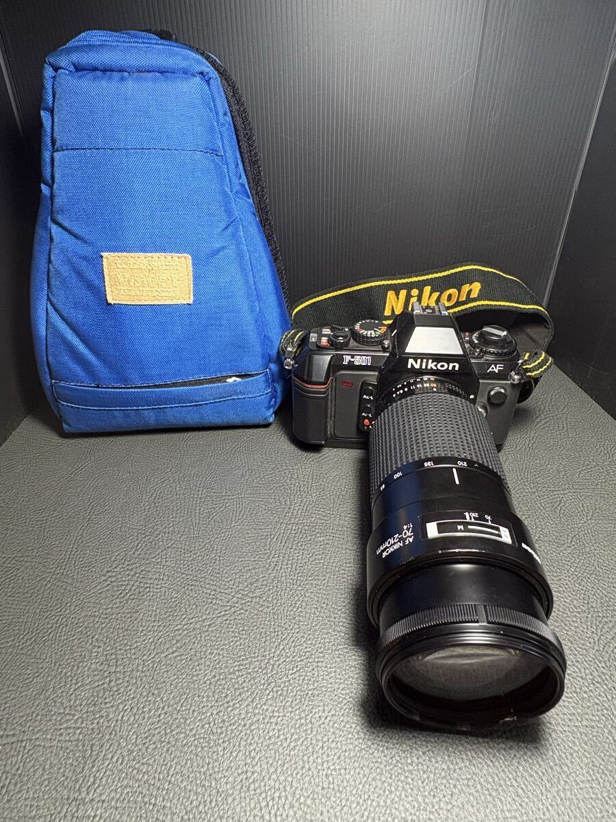 (1000円スタート)Nikon F-501 Nikon AF Nikkor 70-210mm 