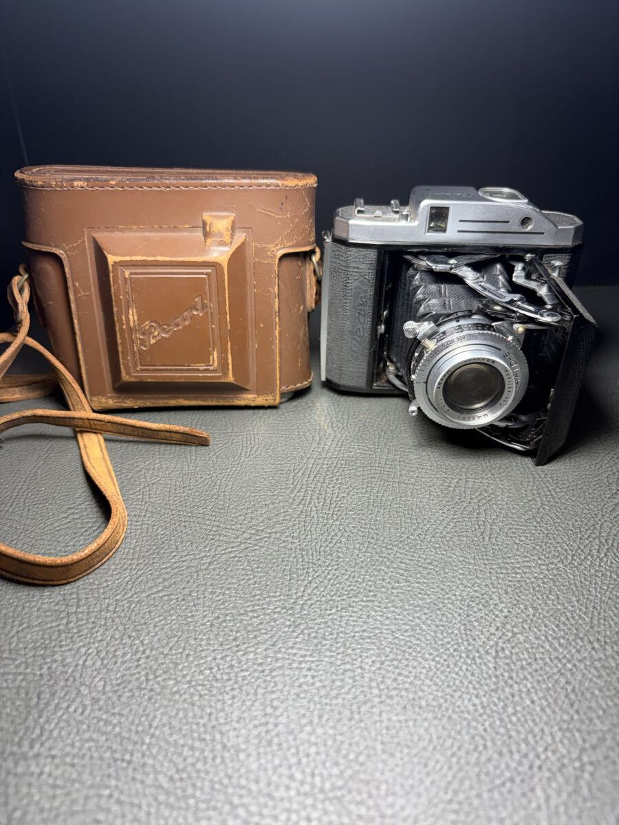 (1000円スタート)KONICA コニカ Pearl III レンジファインダー フィルムカメラ Hexar F=75mm 