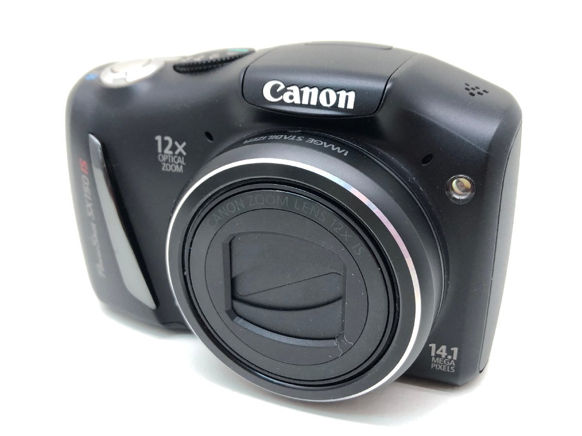 Canon PowerShot SX150 IS コンパクト デジタルカメラ 簡易動作確認済み 中古【UW050438】●