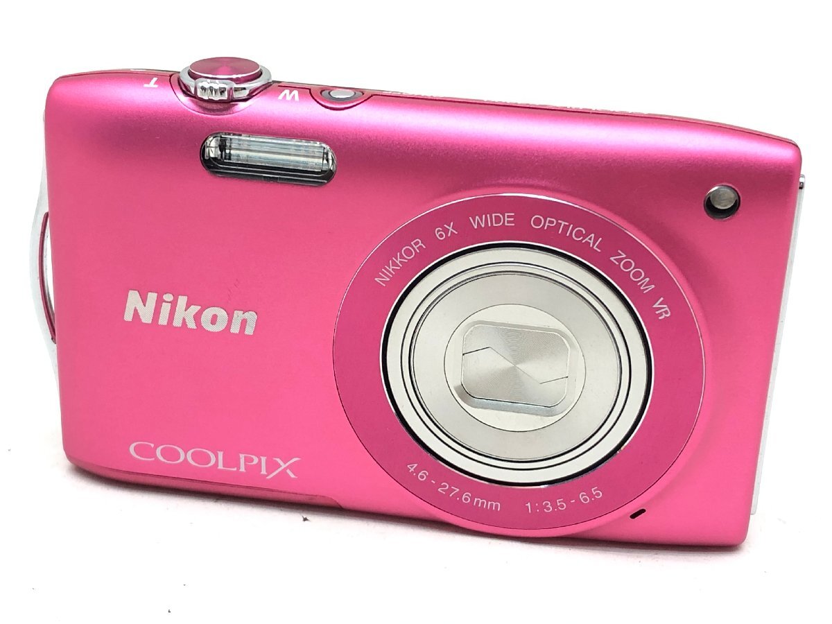 Nikon COOLPIX S3300 コンパクト デジタルカメラ ジャンク 中古【UW050450】●