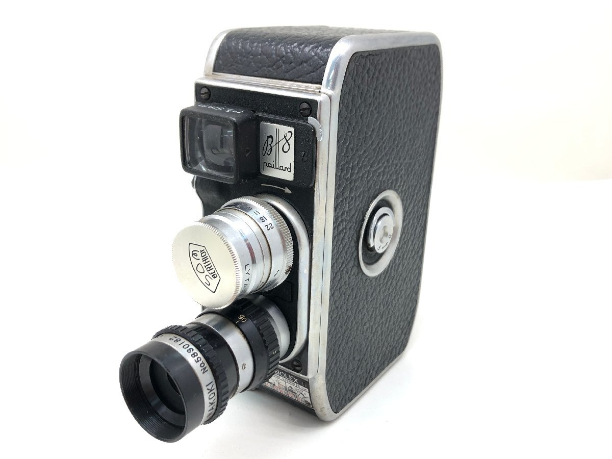 PAILLARD BOLEX 1/2 2.5 / 1:8 6.5mm シネマ カメラ ジャンク 中古【UW050513】●