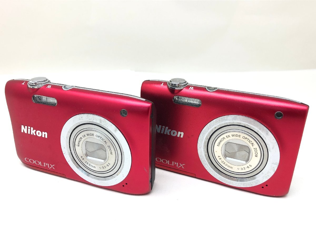 Nikon COOLPIX A100 コンパクト デジタルカメラ ジャンク 2点 まとめ 中古【UW050504】●