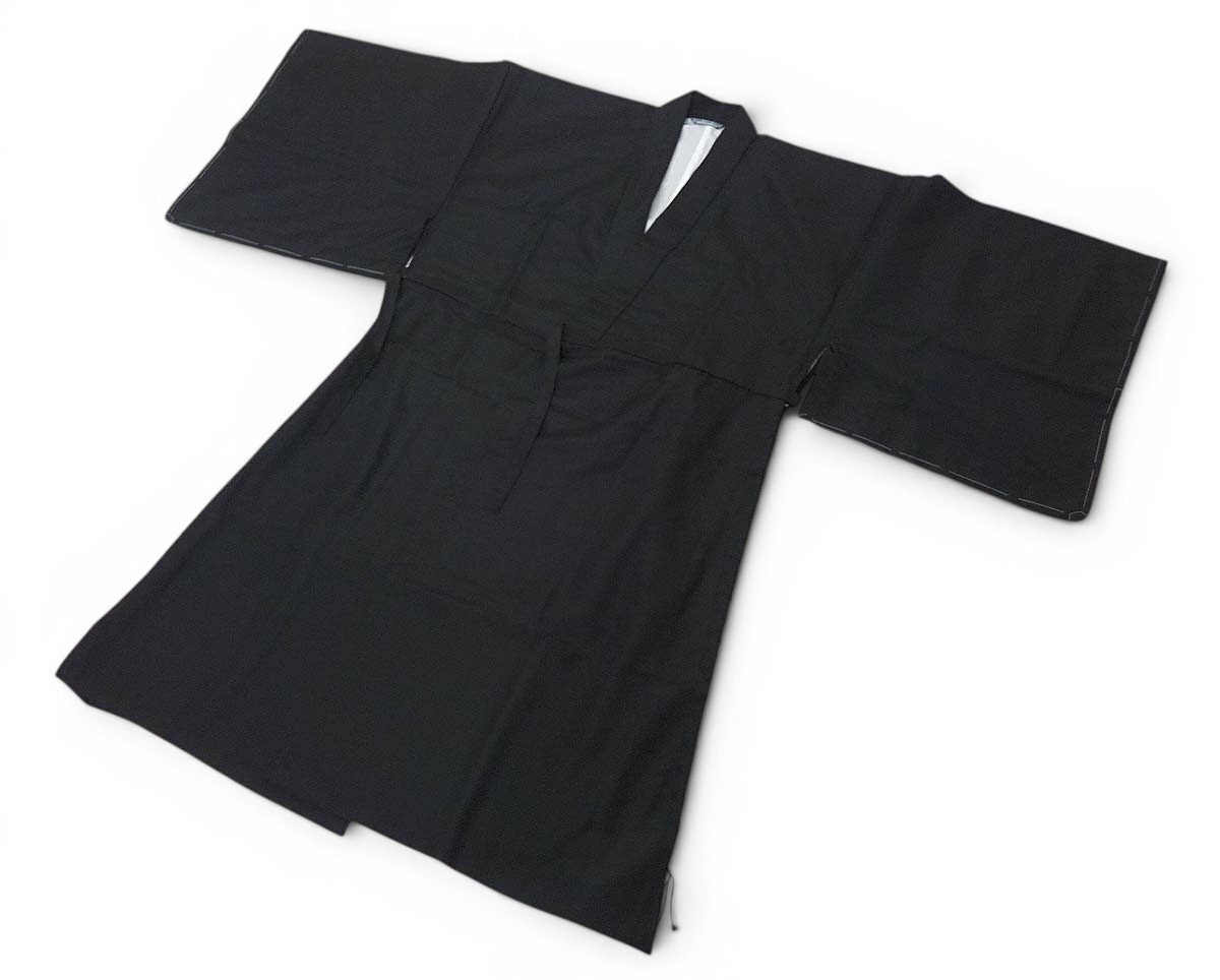緑屋s■ 京都深谷法衣店 法衣 黒 道具衣　法要 葬儀 仏具 僧侶 装束 袈裟　k8/6-027/6-5#80
