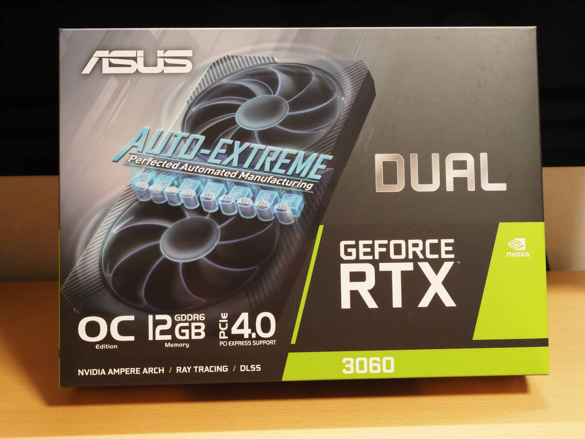 ★ ASUS DUAL GeForce RTX 3060 OC 12GB 美品 ★