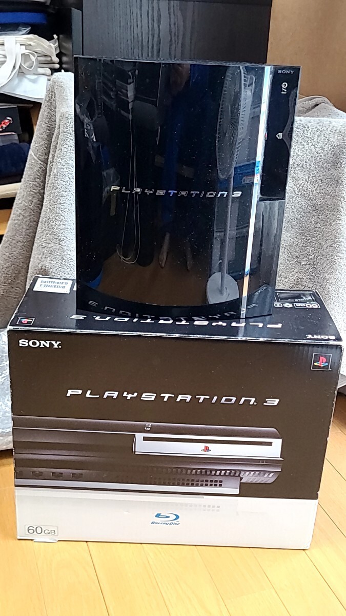 SONY PlayStation 3 PS3 初期型 60GB CECHA00 本体 箱付き【ジャンク】