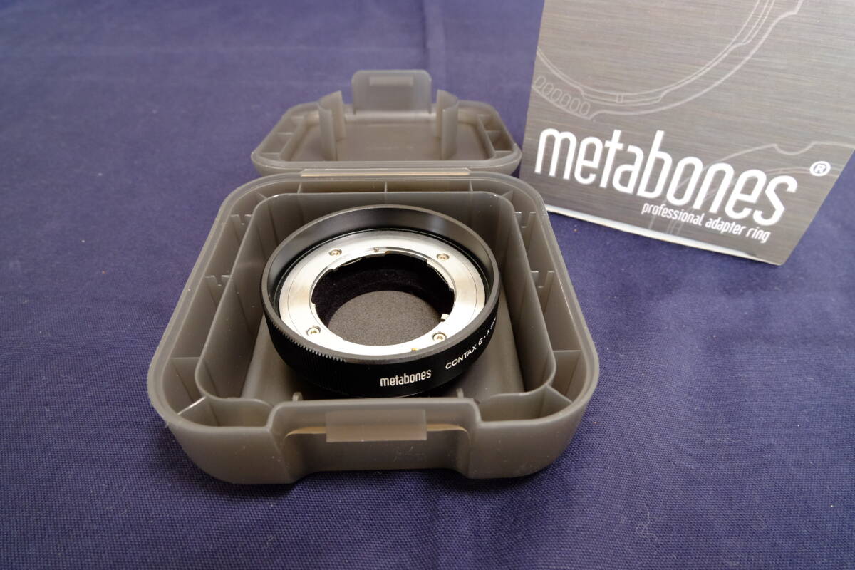 Metabones　マウントアダブター　CONTAX　G　ー　FUJIFILM　X　mount