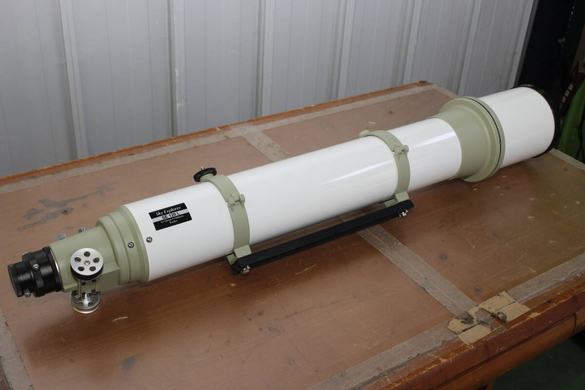 ☆41☆USED☆現状品☆Kenko ケンコー Sky Explorer SE 120L D=120mm F=1000mm 鏡筒 天体望遠鏡 部品 鏡筒バンド付き