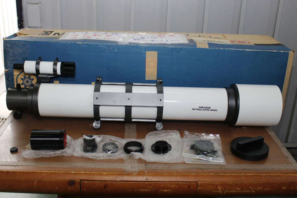 ☆47☆USED☆現状品☆MEADE 127ED APO EMC ミード 大口径 アポクロマート ED 天体望遠鏡 屈折望遠鏡