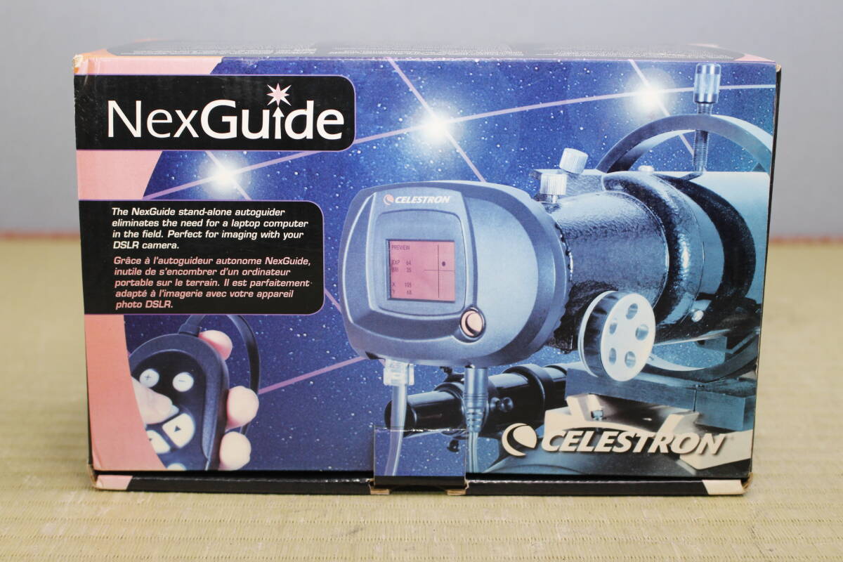 ☆64☆USED☆現状品☆CELESTRON セレストロン NexGuide オートガイダー 天体望遠鏡 追尾パーツ 元箱付き