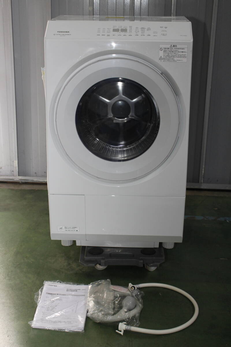 ☆51☆USED☆動作品☆TOSHIBA 東芝 ZABOONドラム式洗濯乾燥機 TW-127XM3L 左開き 洗濯12㎏ 乾燥7㎏ 2024年製 ウルトラファインバブル