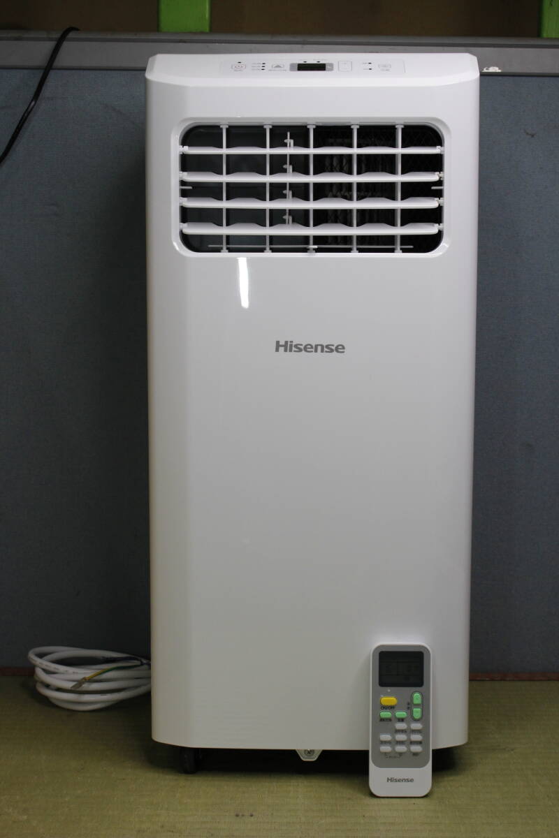 ☆58☆USED☆動作品☆美品 Hisence ハイセンス スポットエアコン HPAC-22G 2024年製 移動式 床置型 リモコン付き