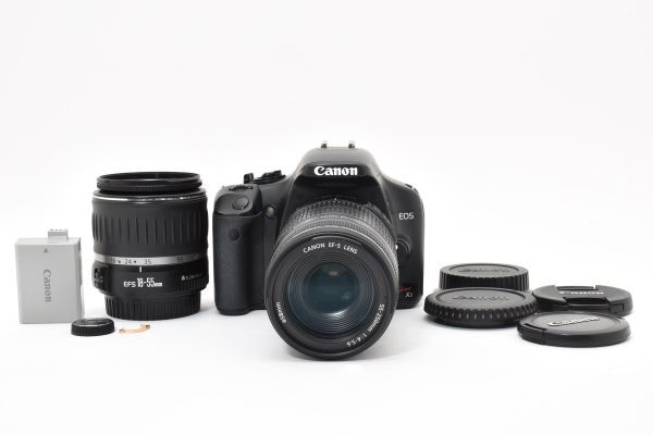 ★美品・ショット数: 4278回★ Canon eos kiss x2 + 18-55mm F3.5-5.6 USM + EF-S 55-250mm F4-5.6 IS SS691 #1287