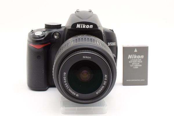 ★良品・ショット数: 5904回★ Nikon D5000 デジタル一眼レフカメラ + AF-S DX NIKKOR VR 18-55mm F3.5-5.6 G SS1120 #1726