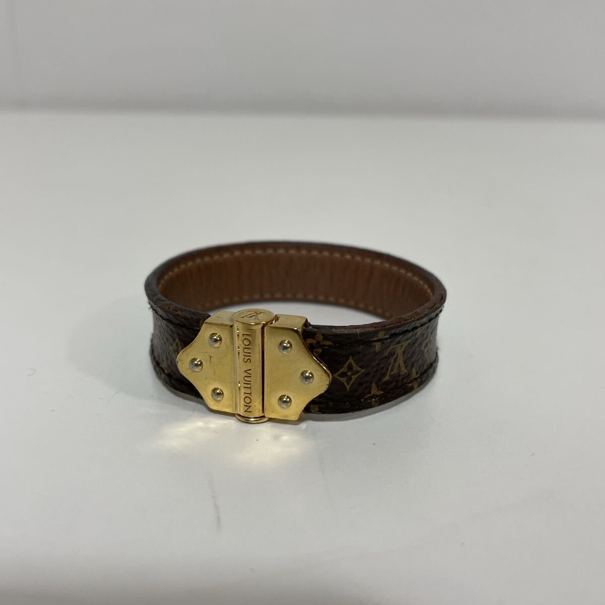 LOUIS VUITTON ルイヴィトン モノグラム スピリット ブレスレット 中古
