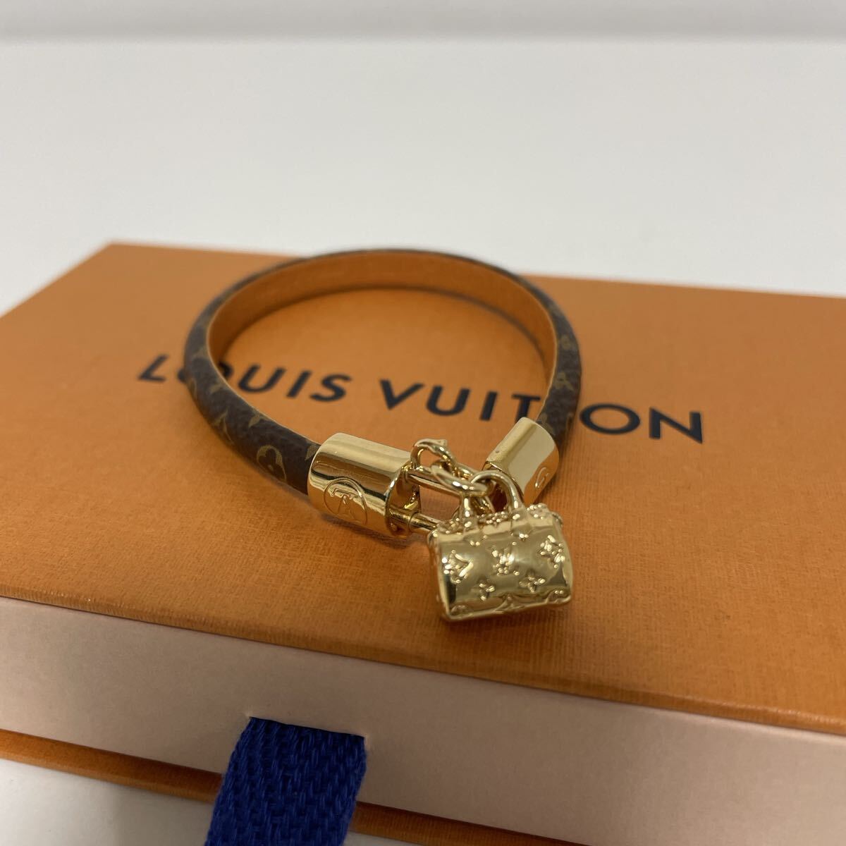 LOUIS VUITTON ルイヴィトン モノグラム ブラスレ スピーディー 19 ブレスレット 中古