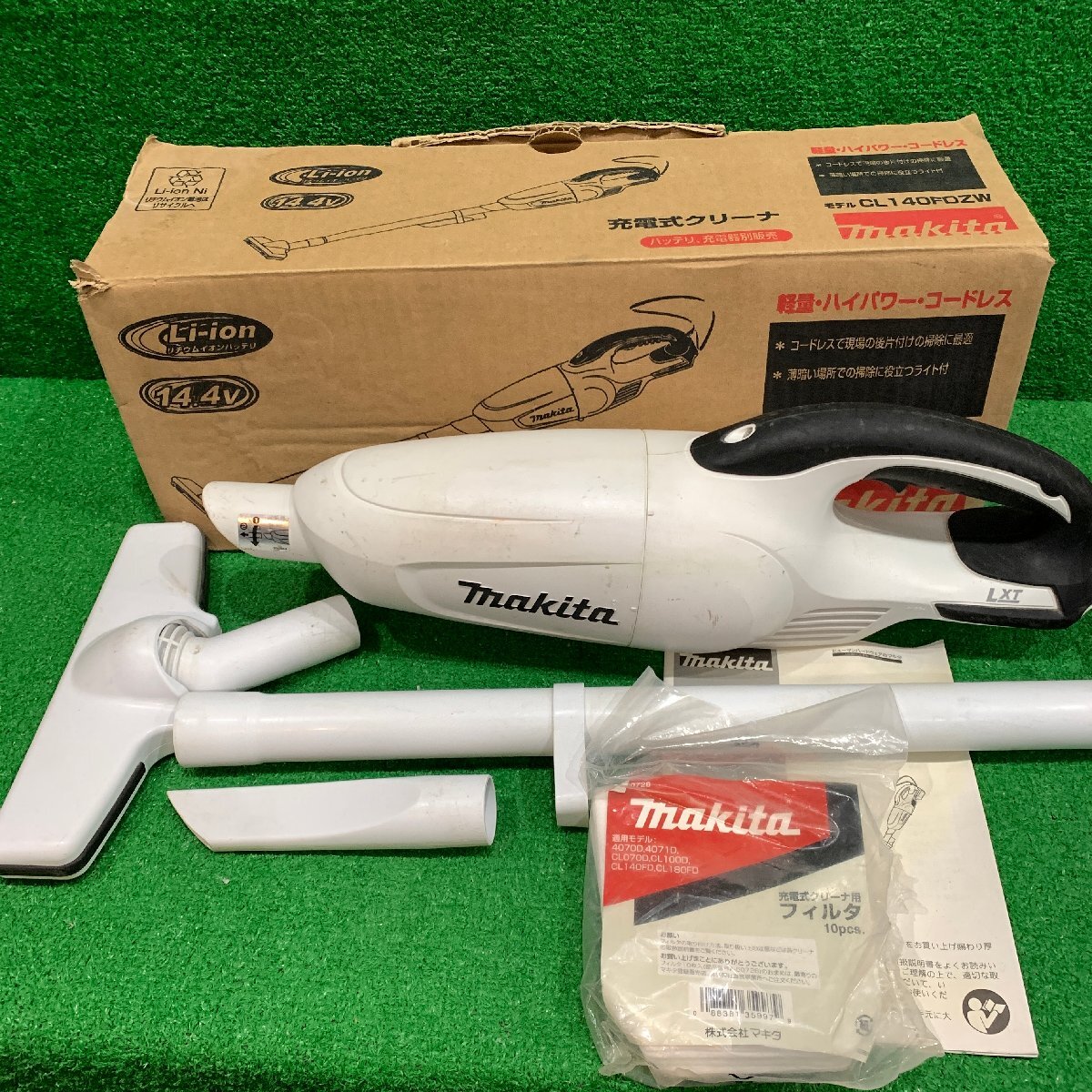 ★★動作品★ Makita 充電式クリーナーモデル CL140FD 各種ソケットあり マキタ 元箱付 吸い込み力保証対象外★★:1