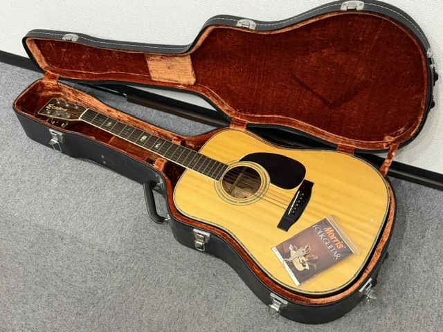 モーリス Morris W-40 1970年台 ヴィンテージ アコースティックギター ハードケース付き USED品