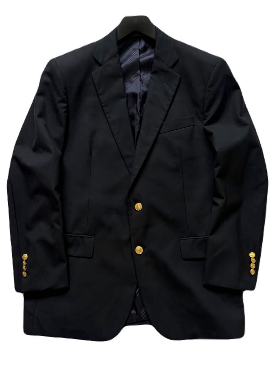 希少 USA製 Brooks Brothers 1818 ネイビー ブレザー テーラードジャケット ブルックスブラザーズ Madison 42R 米国製 LoroPiana Southwick