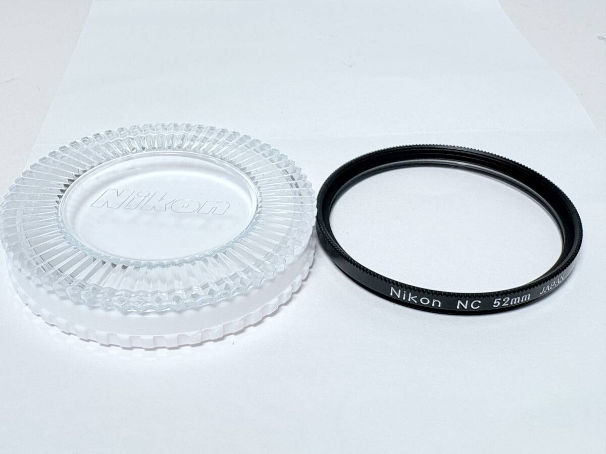 ニコン NC 52mm 純正フィルター ブラック