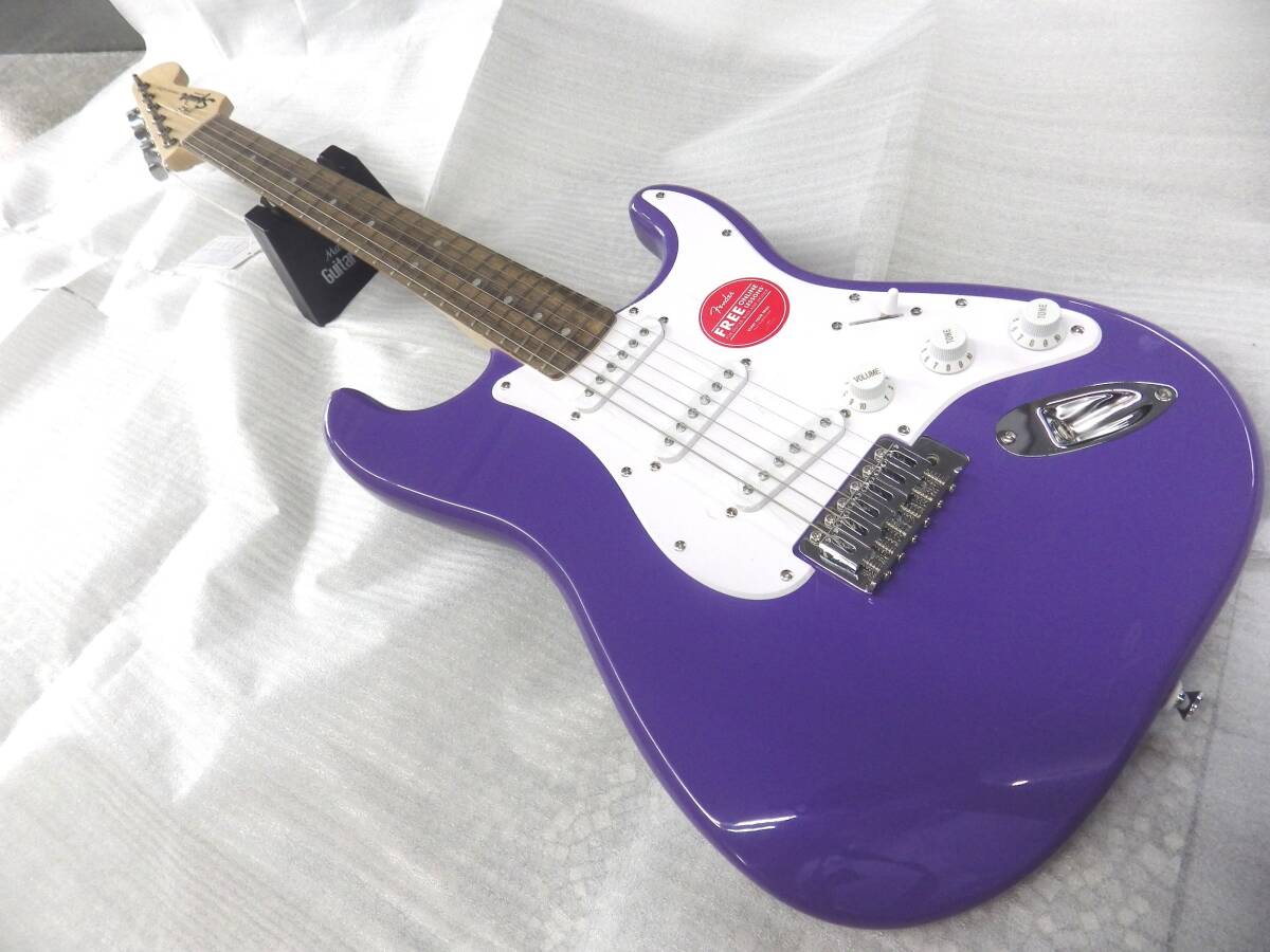 Squier by Fender スクワイヤー by フェンダー エレキギター　ソニック　ストラトキャスター　ウルトラバイオレット