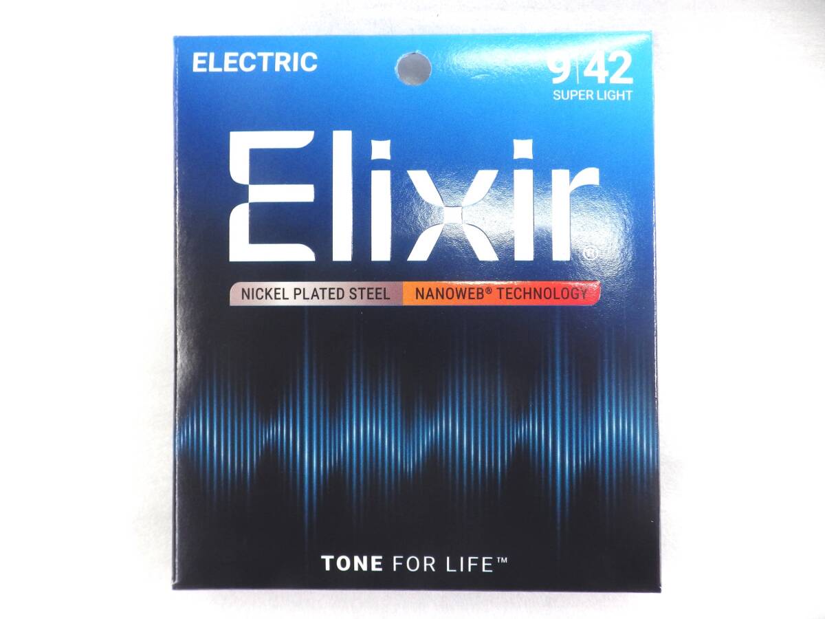 ELIXIR エリクサー エレキギター弦　#12002　NANOWEB　コーティング　ナノウェブ　スーパーライト　国内正規品