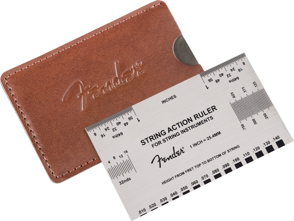 フェンダー　ギター　ベース　弦高など測定スケール　String Action Gauge　Fender公式ストリングアクションゲージ