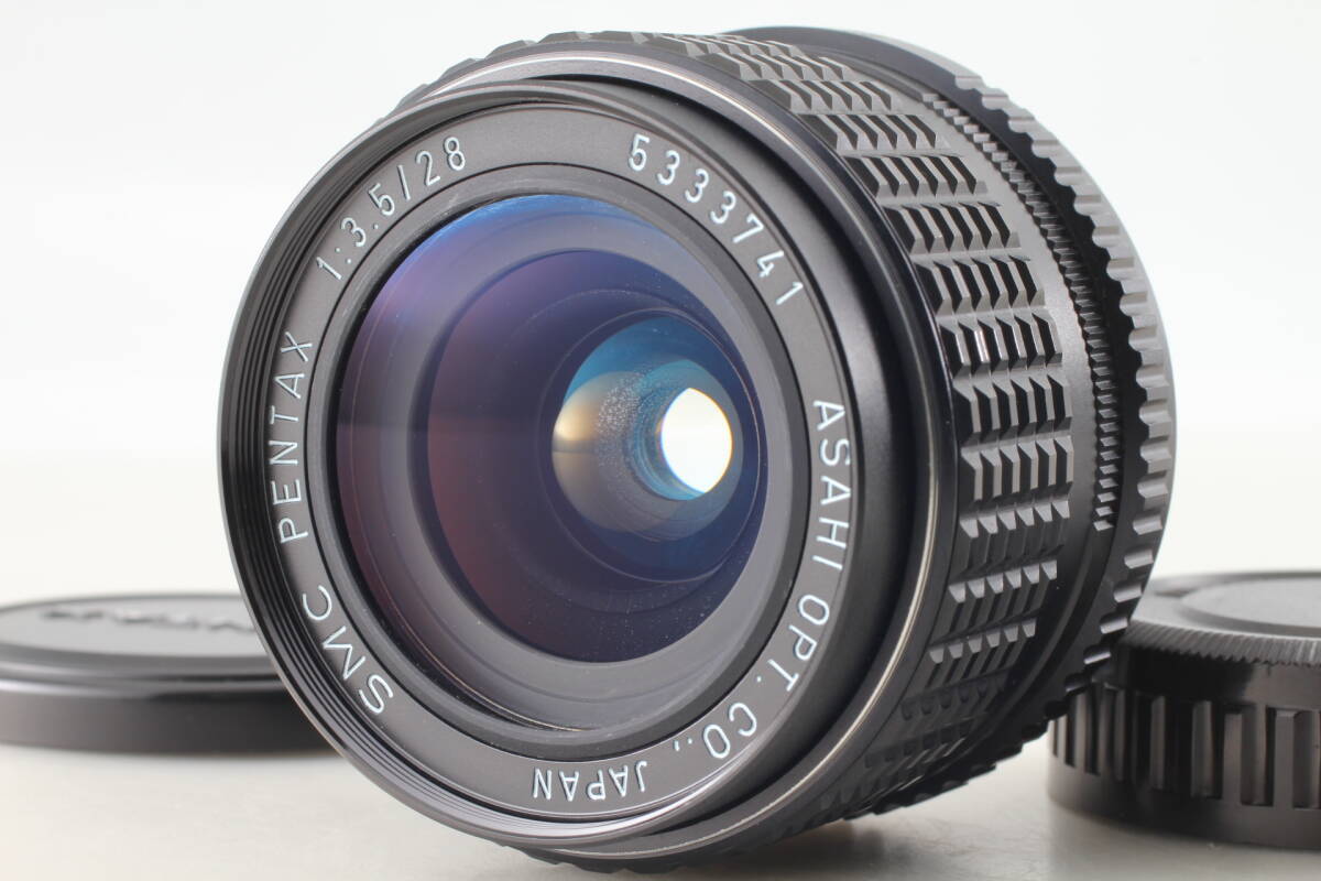 【美品】SMC PENTAX 28mm F3.5 広角単焦点レンズ Kマウント MF 動作確認済 EF-2144