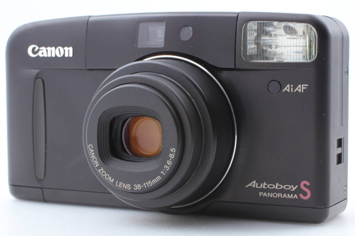 【美品】Canon AUTOBOY S PANORAMA 38-115mm コンパクトフィルムカメラ 動作確認済 EF-2187