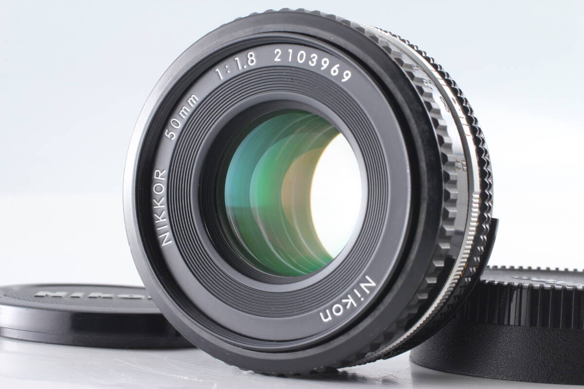【美品】Nikon Ai-S 50mm F1.8 パンケーキ 単焦点レンズ MF 動作確認済 EF-2118