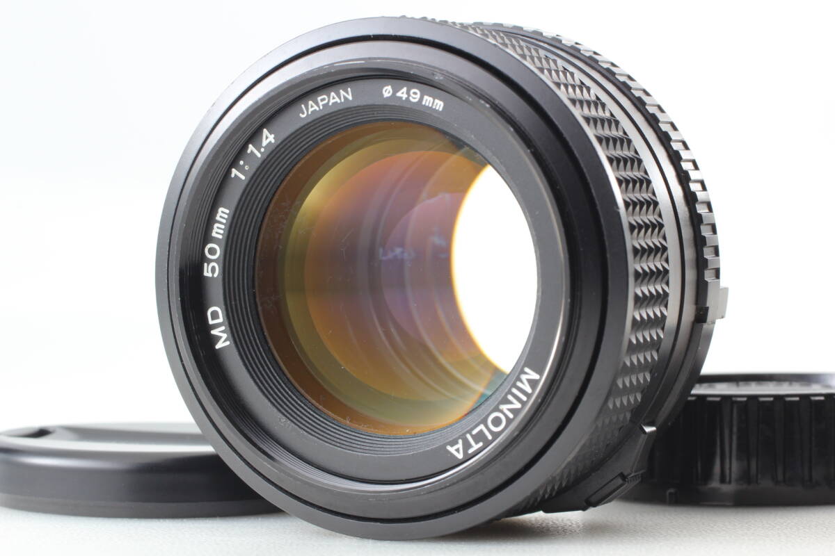 Minolta New MD 50mm F1.4 単焦点レンズ SRマウント MF 動作確認済 EF-2140