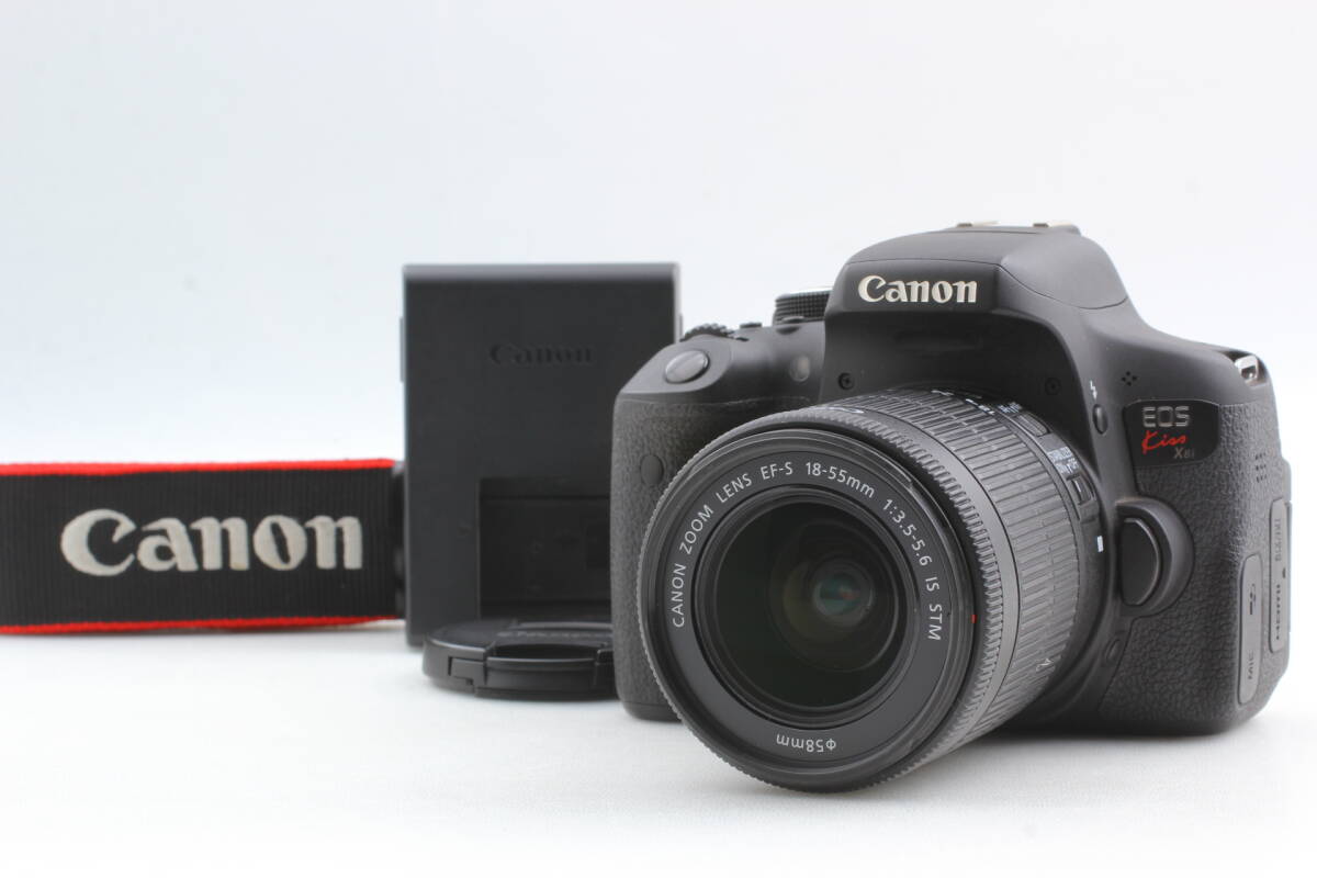 【美品・シャッター9,291回】Canon EOS Kiss X8i EF-S 18-55mm IS STM レンズキット 動作確認済 EF-2168