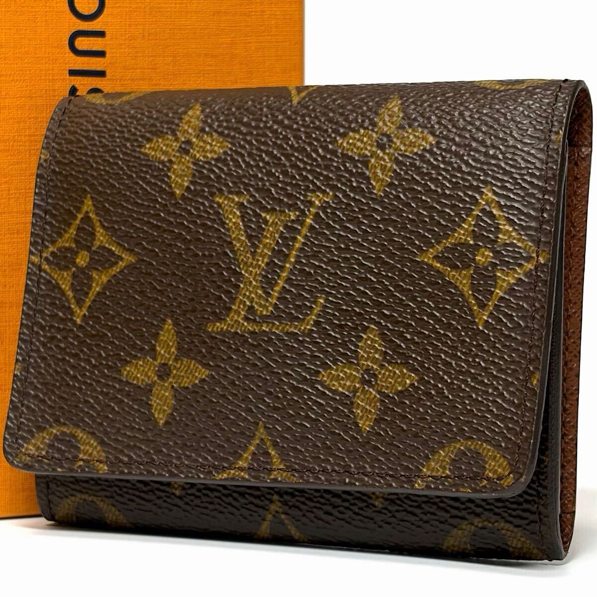 【極美品/定価5万】 LOUIS VUITTON ルイヴィトン モノグラム アンヴェロップカルトドゥヴィジット 名刺入れ カードケース 財布 M62920