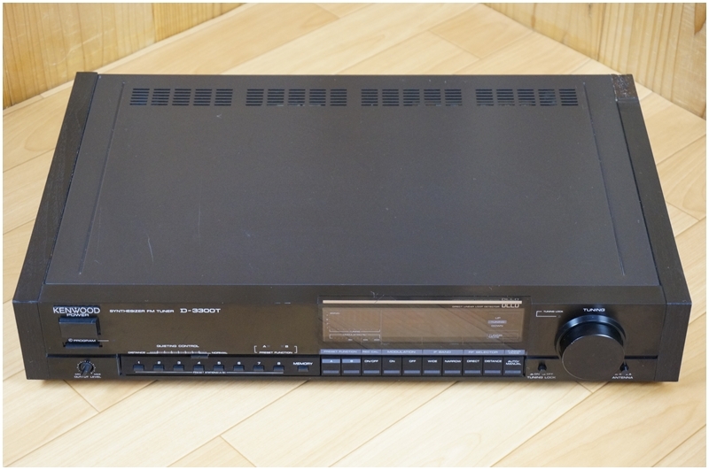 KENWOOD ★ ケンウッド ★ SYNTHESIZER FM TUNER ★ シンセ FM チューナー ★ D-3300T