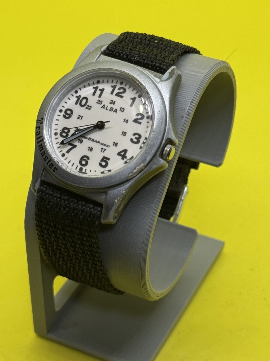 V-5 SEIKO ALBA 腕時計 メンズ クォーツ AQPK401 Trailmaster セイコー アルバ