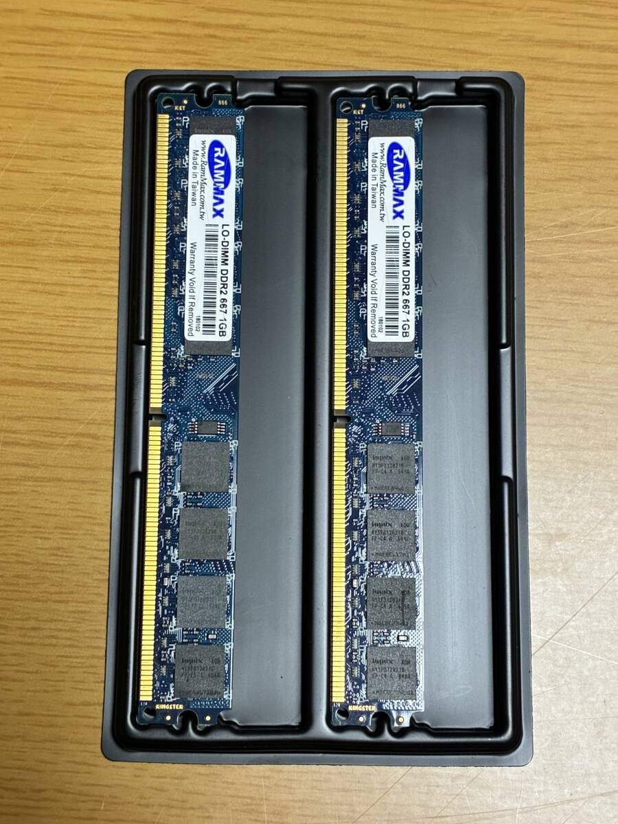 RAMMAX 　デスクトップパソコン用メモリ　RM-LD667-D　 1GB×2枚