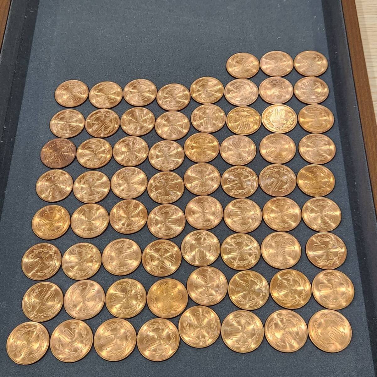希少品　昭和64年10円玉　67枚まとめ