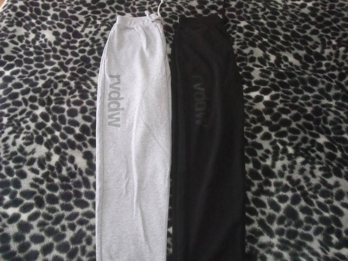 reversal/リバーサル スウェットパンツ ライトウェイト rvddw LIGHT WEIGHT SWEAT PANTS　グレー＆ブラック　2着セット