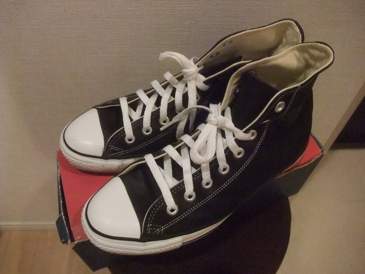 米国製　コンバースオールスターHI　レザー　US8.5（27㎝）
