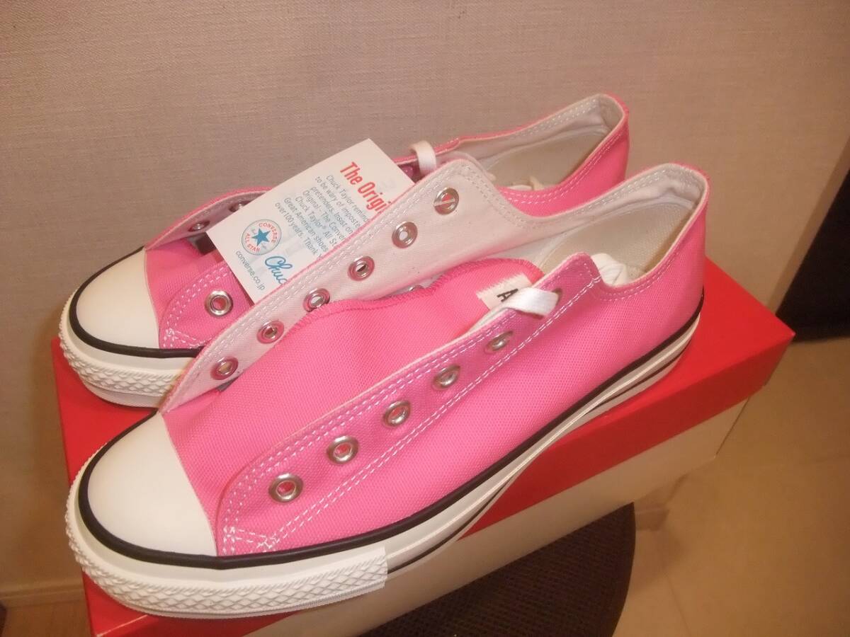 コンバース スニーカー キャンバス オールスター ジャパン オックス ピンク CONVERSE CANVAS ALL STAR J OX PINK　US8