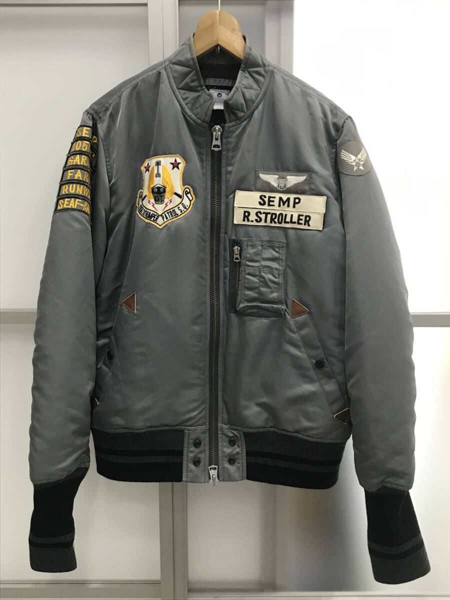 【希少・レア】所ジョージ 世田谷ベース Ｓ.Ｅ.Ｍ.Ｐ ナックルサンパー MA-1 フライトジャケット ジャケット ミリタリー 趣味 コレクター