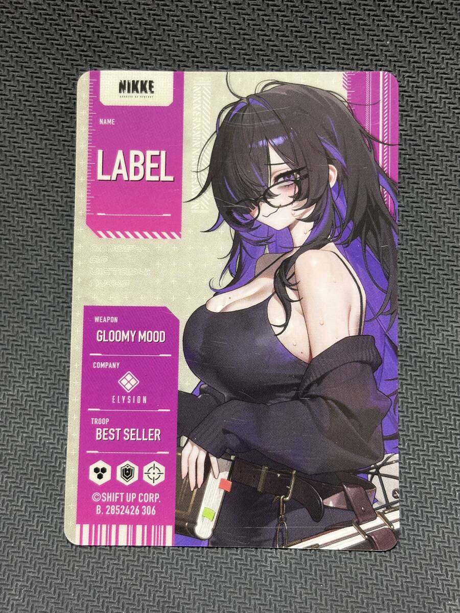 勝利の女神 NIKKE メタリックパス コレクション Ver.4 プラカード 「レーベル」 ニケ