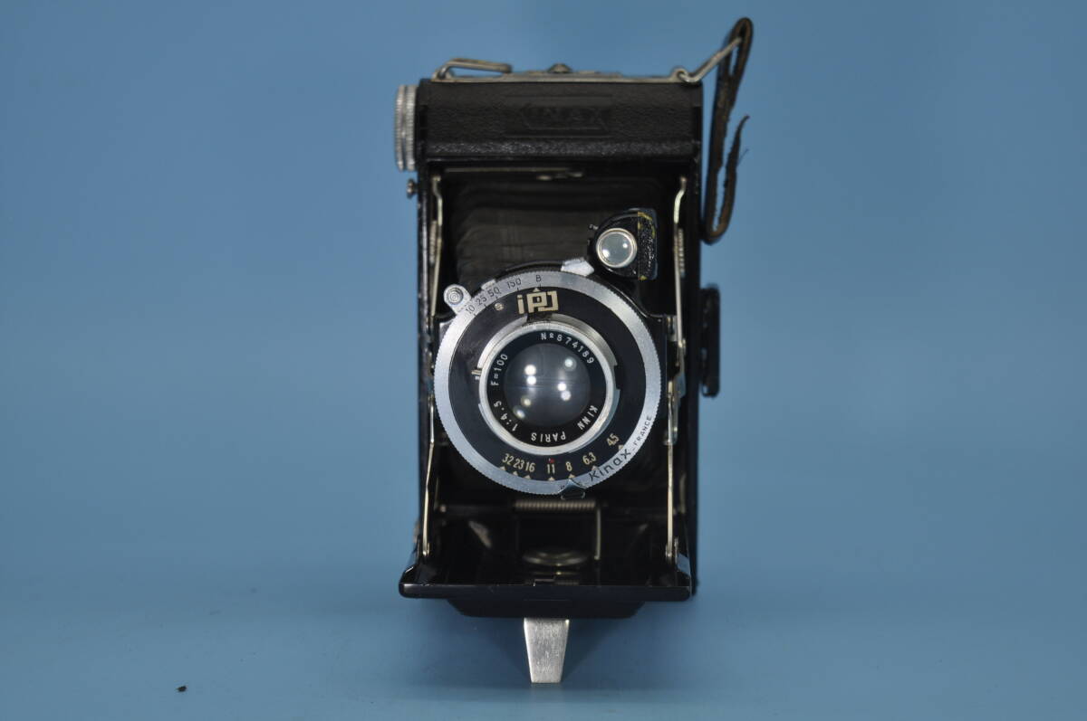 ★キナックス　PARIS-Kinax-FRANCE KINN PARIS F100 1:4.5 中判カメラ　 (No.874 ・・・)【実働品】◆◆