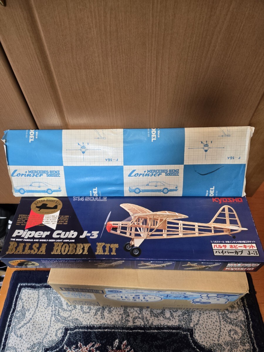 KYOSHO Piper Cub J-3 バルサ ホビーキット 1:14スケール 未組立 京商　パイパーカブJ-3