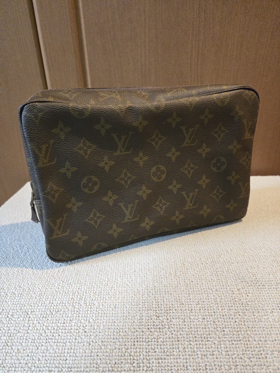 ルイヴィトン トゥルーストワレット26 モノグラム 旧型 ヴィンテージ クラッチバッグ 化粧ポーチ ECLAIR社製ファスナー