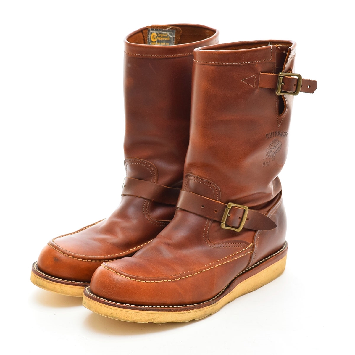●591260 CHIPPEWA チペワ ●エンジニアブーツ 11 MOC ENGINEER BOOTS 97877 サイズ10E/28.0cm レザー メンズ ブラウン
