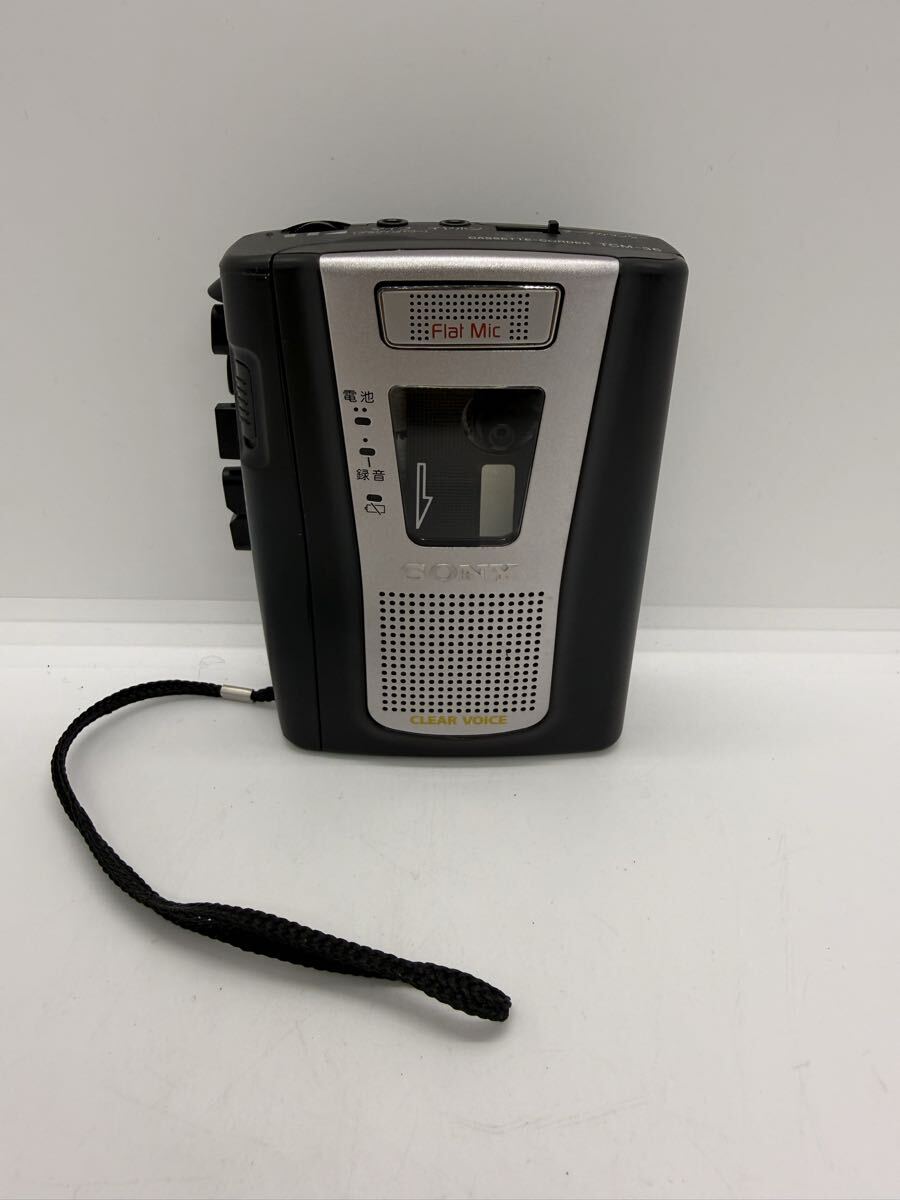 JP4754＊SONY カセットレコーダー TCM-36 録音 再生 ポータブル 現状品＊