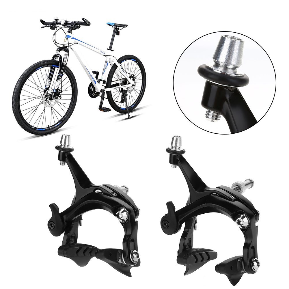 #45K キャリパーブレーキ 自転車キャリパーブレーキ V形ブレーキセット バイクブレーキキャリパーセット アルミ合金 デュアルピボット