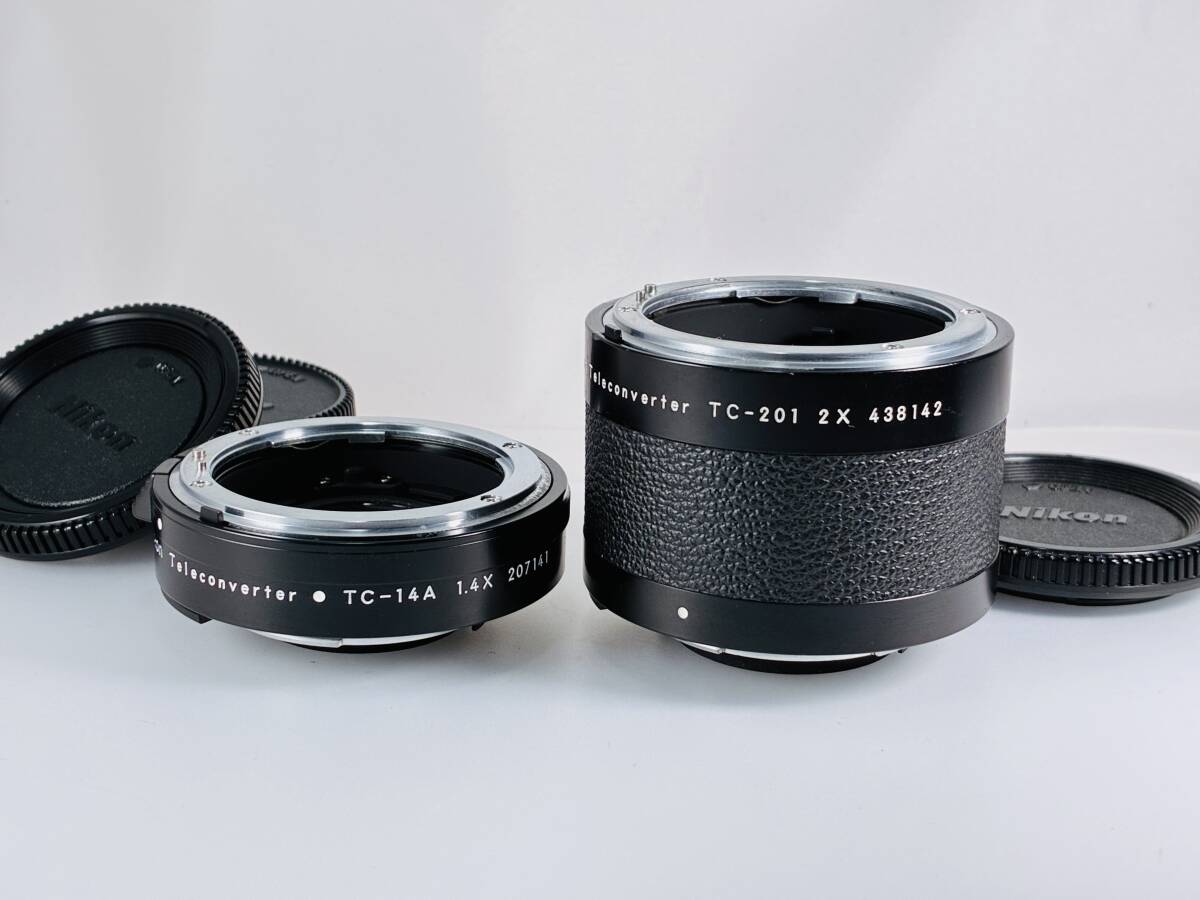 ★実用品2個セット★ ニコン NIKON TELECONVERTER TC-14A 1.4X / TC-201 2X #S0305